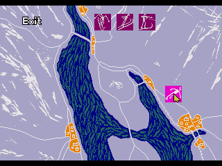 Winter Olympics: Lillehammer '94 (Genesis) screenshot: and event selection 2