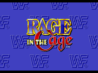 WWF Rage in the Cage (SEGA CD) screenshot: Title screen
