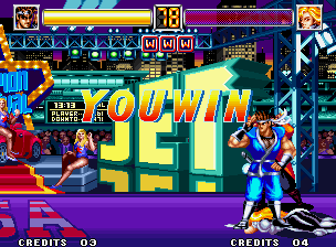 Screenshot of World Heroes 2 JET (Neo Geo, 1994) - MobyGames