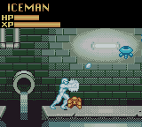 X-Men: Mutant Wars (Game Boy Color) screenshot: Attacking while being attacked