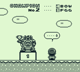 Yoshi's Cookie (Game Boy) screenshot: Bowser takes the cake ... uh, cookie