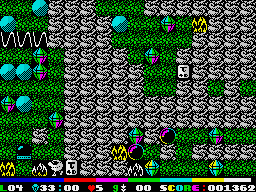 Your Sinclair 6-Pack March 1991 (ZX Spectrum) screenshot: Level 4 has lots of teleports