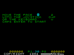 Zenji (ZX Spectrum) screenshot: Part of the game instructions