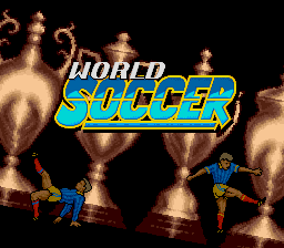 Striker (SNES) screenshot: World Soccer (JP)