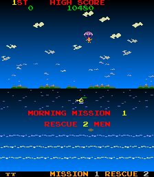 Rescue (Arcade) screenshot: Starting out