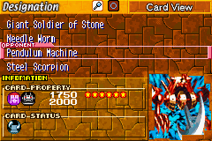 Yu-Gi-Oh!: Worldwide Edition - Stairway to the Destined Duel (Game Boy Advance) screenshot: Ressurect a monster from the graveyard