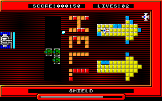 Snoball in Hell (Amiga) screenshot: Shield activated