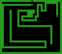 Blockade (Arcade) screenshot: Game in progress