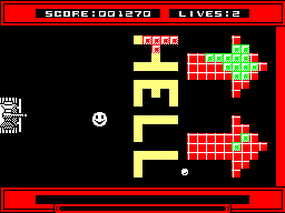 Snoball in Hell (ZX Spectrum) screenshot: Bonus appearing
