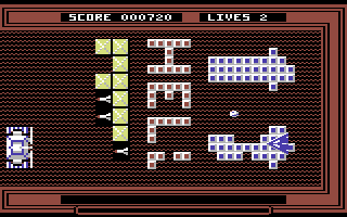 Snoball in Hell (Commodore 64) screenshot: Enemy appearing