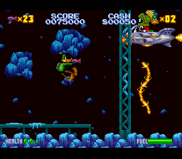 Screenshot of Daffy Duck: The Marvin Missions (SNES, 1993) - MobyGames