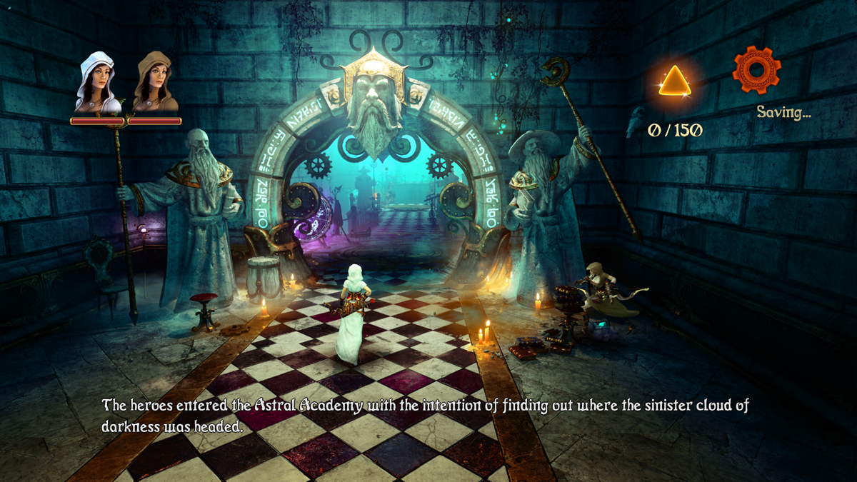 Trine 3: The Artifacts of Power (Windows) screenshot: Entering Astral Academy