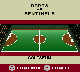 Pocket Soccer (Game Boy Color) screenshot: Quick start mode: confirm settings