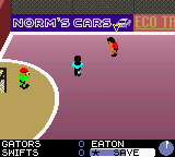 Pocket Soccer (Game Boy Color) screenshot: Complex venue