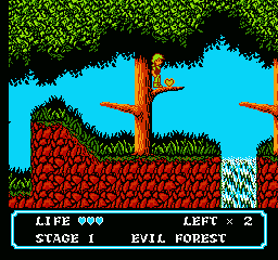 Moon Crystal (NES) screenshot: An energy refill