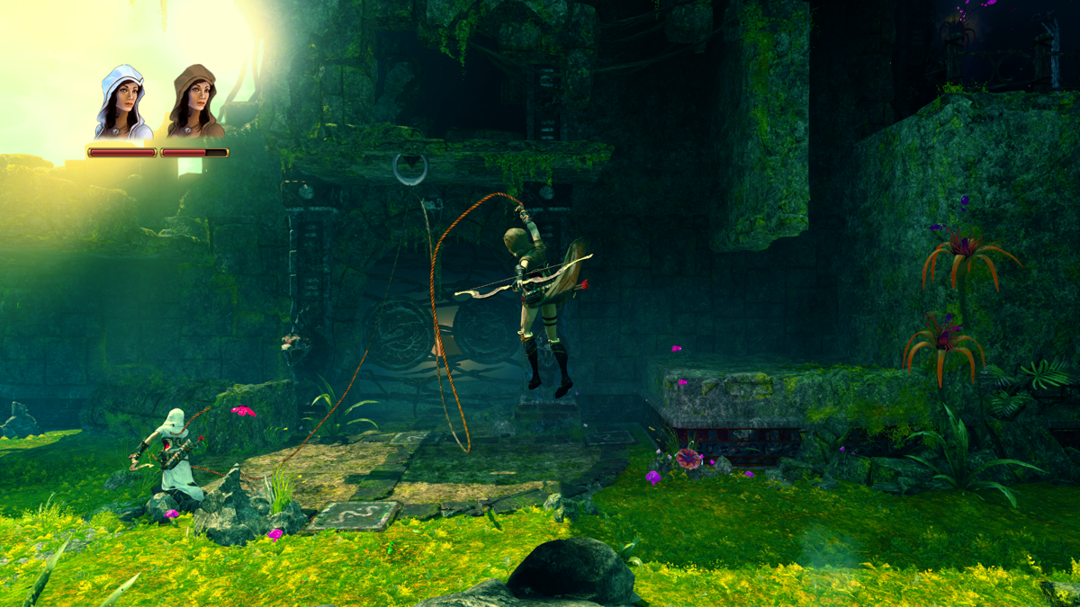 Trine 3: The Artifacts of Power (Windows) screenshot: Dance of ropes
