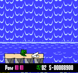 Wagan Land 2 (NES) screenshot: Fine, I'll commit suicide. Getting rather bored anyway.