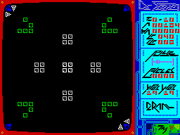 The Planets (ZX Spectrum) screenshot: Weird:<br> I don't know what the hell am I doing, but I keep passing the levels.