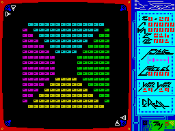 The Planets (ZX Spectrum) screenshot: Weird:<br> Grid 2.