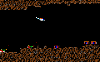 Cavern Cobra (Apple IIgs) screenshot: Starting out