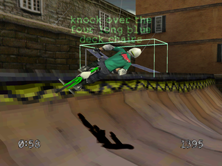 Dave Mirra Freestyle BMX: Maximum Remix (PlayStation) screenshot: Deck chair
