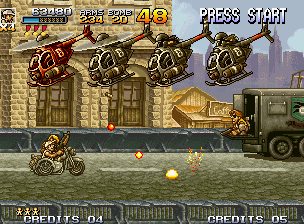 Screenshot of Metal Slug 4 (Neo Geo, 2002) - MobyGames