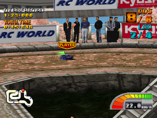 RC de GO! (PlayStation) screenshot: Cherry Hill course