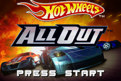 Hot Wheels: All Out (Game Boy Advance) screenshot: Title screen