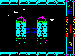 Phaeton (ZX Spectrum) screenshot: Compartments
