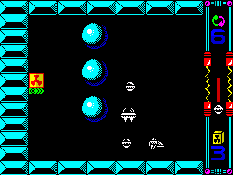 Phaeton (ZX Spectrum) screenshot: Low energy level