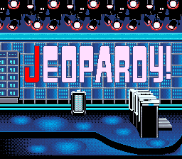 Jeopardy! (SNES) screenshot: Title screen