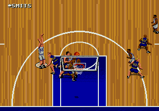NBA Action '95 starring David Robinson (Genesis) screenshot: Shoot