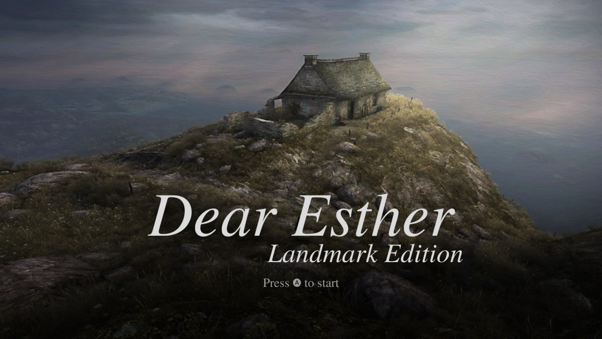 Dear Esther: Landmark Edition (Xbox One) screenshot: Title screen