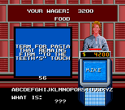 Jeopardy! (SNES) screenshot: The computer player got it wrong