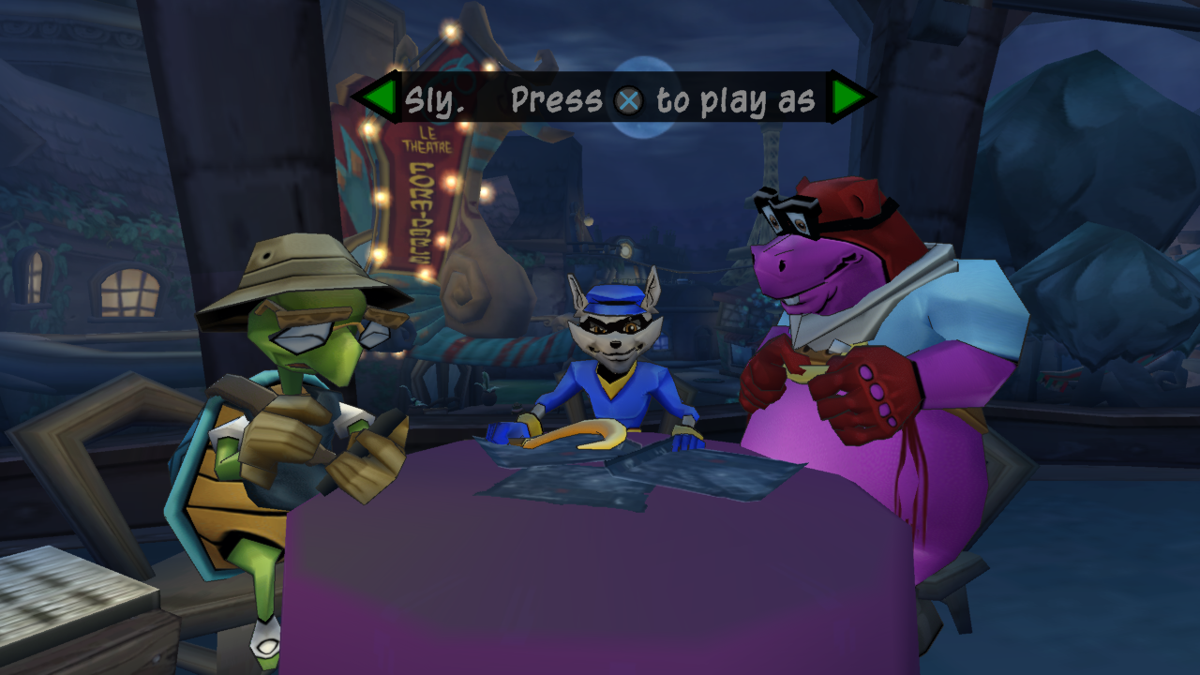 Sly 2: Band of Thieves (PlayStation 3) screenshot: All three characters are playable, although not from the start
