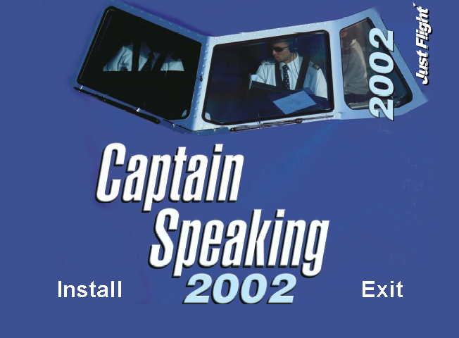 Captain Speaking 2002 (Windows) screenshot: Installation menu