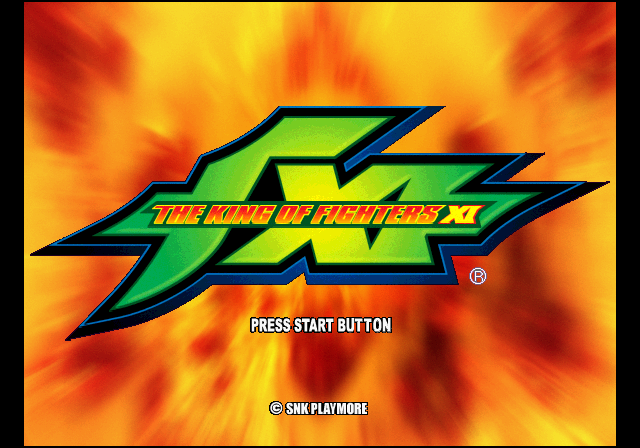 The King of Fighters XI (PlayStation 2) screenshot: Title screen