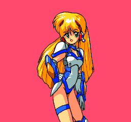 Ginga Ojōsama Densetsu Yuna (TurboGrafx CD) screenshot: Say, does your Mom know what kind of clothes you're wearing?..