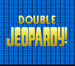 Jeopardy! (SNES) screenshot: Double Jeopardy
