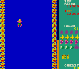 Swimmer (Arcade) screenshot: Start of level 3