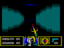 The Dark (ZX Spectrum) screenshot: Starting the game.