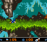 Disney's Donald Duck: Goin' Quackers (Game Boy Color) screenshot: Crawling to get through to the other side