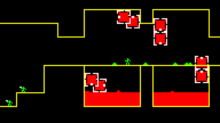 Star Guard (Windows) screenshot: These blocks are protected by shields and cannot be destroyed.