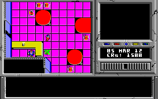 Space Rogue (Amiga) screenshot: Getting a drink at the space station.