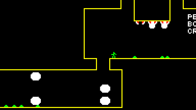 Star Guard (Windows) screenshot: A tricky jumping section down below