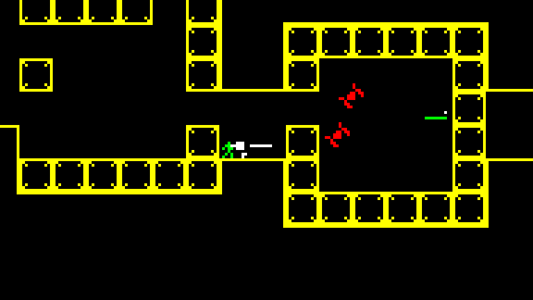 Star Guard (Windows) screenshot: These blocks explode when hit.