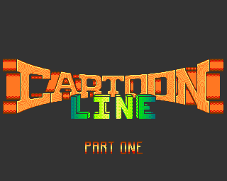 Cartoon Line: Part One (Acorn 32-bit) screenshot: Title screen