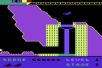Warlok (Atari 8-bit) screenshot: Starting a new game.
