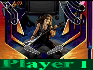 Extreme Pinball (PlayStation) screenshot: Rock Fantasy bottom