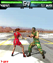 One (N-Gage) screenshot: It's hard to capture moves in action, so that's why they appear more or less still.
